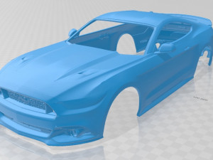 mustang gt 2015 printable body car 3D Print Model