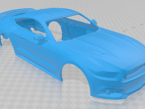 mustang gt 2015 printable body car Modello di stampa 3D
