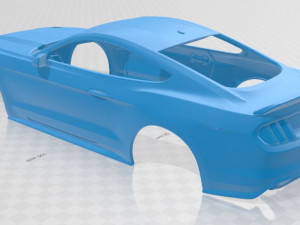 mustang gt 2015 printable body car Modello di stampa 3D