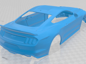 mustang gt 2015 printable body car Modello di stampa 3D