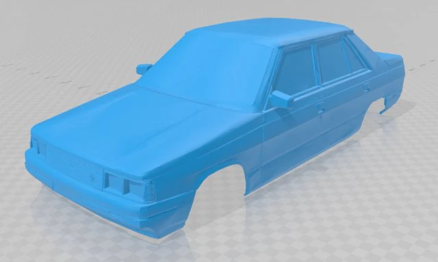 renault 9 printable body car 3D Print Model .c4d .max .obj .3ds .fbx .stl .blend 