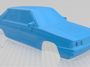 renault 9 printable body car Model Cetak 3D