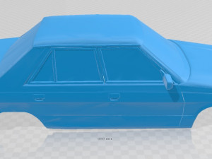 renault 9 printable body car Model Cetak 3D