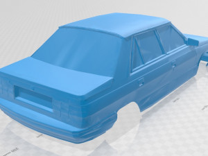 renault 9 printable body car Model Cetak 3D