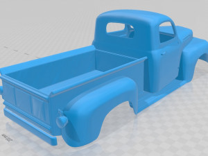 pick up 1950 printable body truck 3D Baskı Modeli