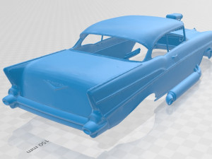 supercharged printable body car 3D प्रिंट मॉडल