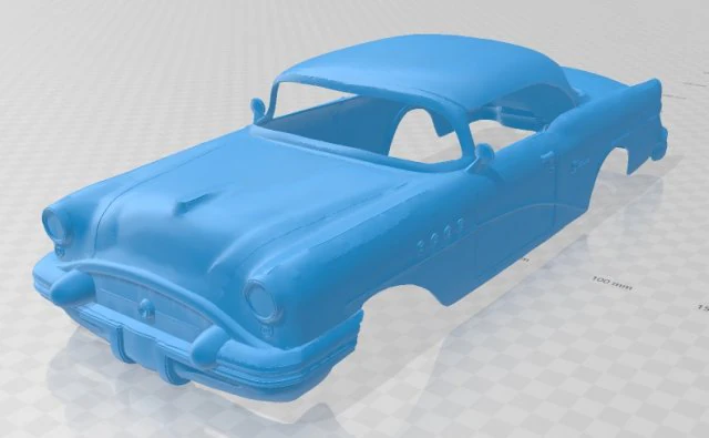 century printable body car 3D Print Model .c4d .max .obj .3ds .fbx .stl .blend