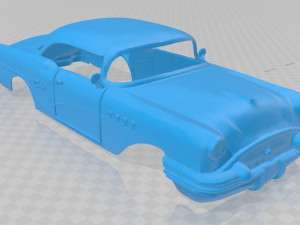 century printable body car Modello di stampa 3D