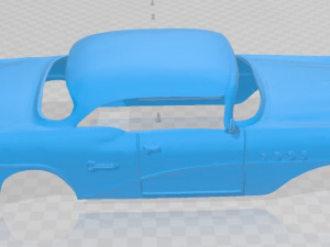century printable body car Modello di stampa 3D