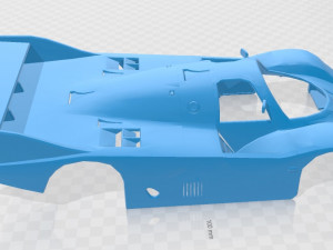 porsche 956 printable body car Modèles 3D en vedette