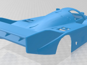porsche 956 printable body car Modèles 3D en vedette