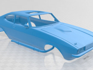 coupe hatchback printable body car 3D-printmodel