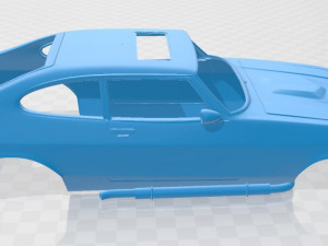coupe hatchback printable body car 3D-printmodel
