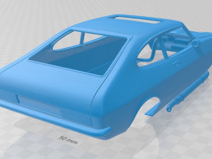 coupe hatchback printable body car 3D-printmodel