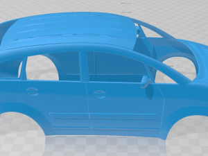 audi a2 printable body car 3D 打印模型