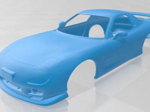 mazda rx 7 printable body car 3D Print Model