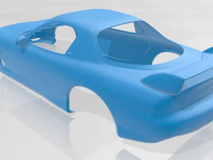 mazda rx 7 printable body car 3D Print Model