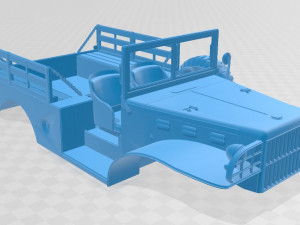 wc-51 printable military truck 3Dプリントモデル
