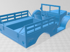 wc-51 printable military truck 3Dプリントモデル