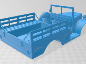 wc-51 printable military truck 3D Print Model