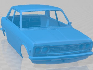 Datsun 510 1970 Printable Body Car Modello di stampa 3D