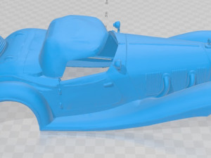 mercedes benz 540k printable body car 3D Print Model