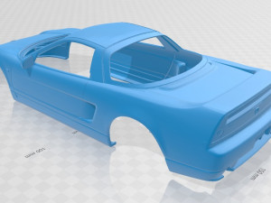 honda nsx printable body car 3Dプリントモデル