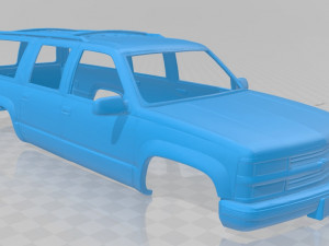 suburban 1999 printable body car 3D 打印模型