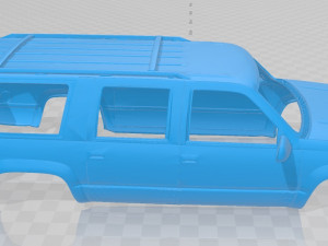 suburban 1999 printable body car 3D 打印模型