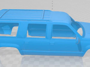suburban 1999 printable body car 3D Print Model
