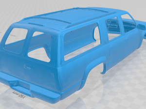 suburban 1999 printable body car 3D 打印模型