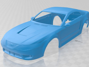 mustang cobra 2000 printable body car 3D Print Model