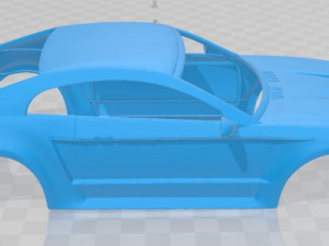 mustang cobra 2000 printable body car 3Dプリントモデル