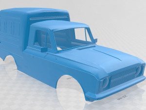 lada 2715 printable body van 3D Baskı Modeli