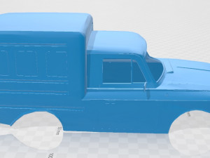 lada 2715 printable body van 3D Baskı Modeli