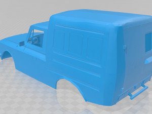 lada 2715 printable body van 3D Baskı Modeli