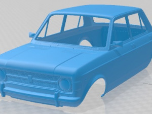 Fiat 128 1969 Printable Body Car 3D Print Model