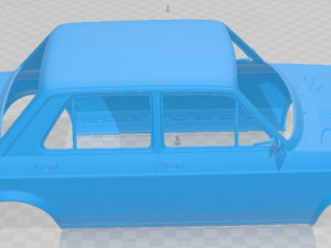 Fiat 128 1969 Printable Body Car 3D Принт Модель