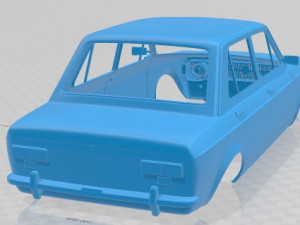 Fiat 128 1969 Printable Body Car 3D Принт Модель