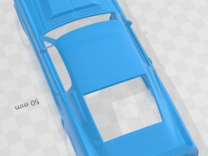 Mustang Shelby GT500 Eleanor 1967 Printable Body Car Model Cetak 3D