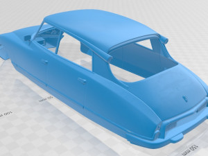citroen ds 1967 printable body car 3D Print Model