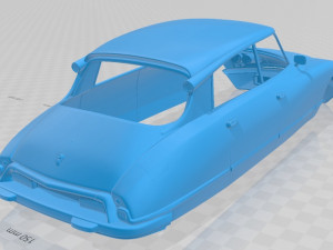 citroen ds 1967 printable body car 3D Print Model