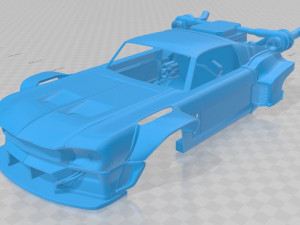 mustang future printable body car 3D Print Model
