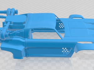 mustang future printable body car 3D-Druckmodell