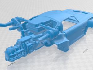 mustang future printable body car 3D-Druckmodell