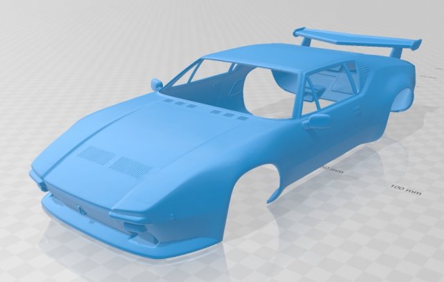 de tomaso pantera gts 1971 printable body car Modelo de Impressão 3D .c4d .max .obj .3ds .fbx .stl .blend 