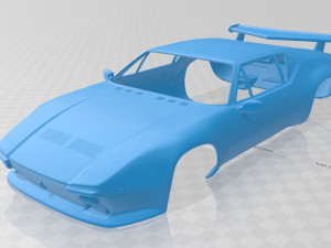 de tomaso pantera gts 1971 printable body car 3D Print Model