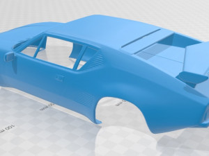 de tomaso pantera gts 1971 printable body car Modelo de Impressão 3D