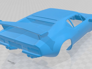 de tomaso pantera gts 1971 printable body car Modelo de Impressão 3D