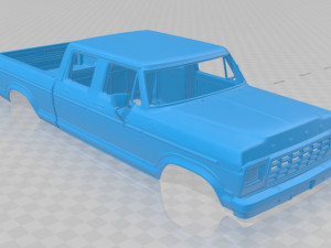 f crewcab 1978 printable body car 3D 打印模型